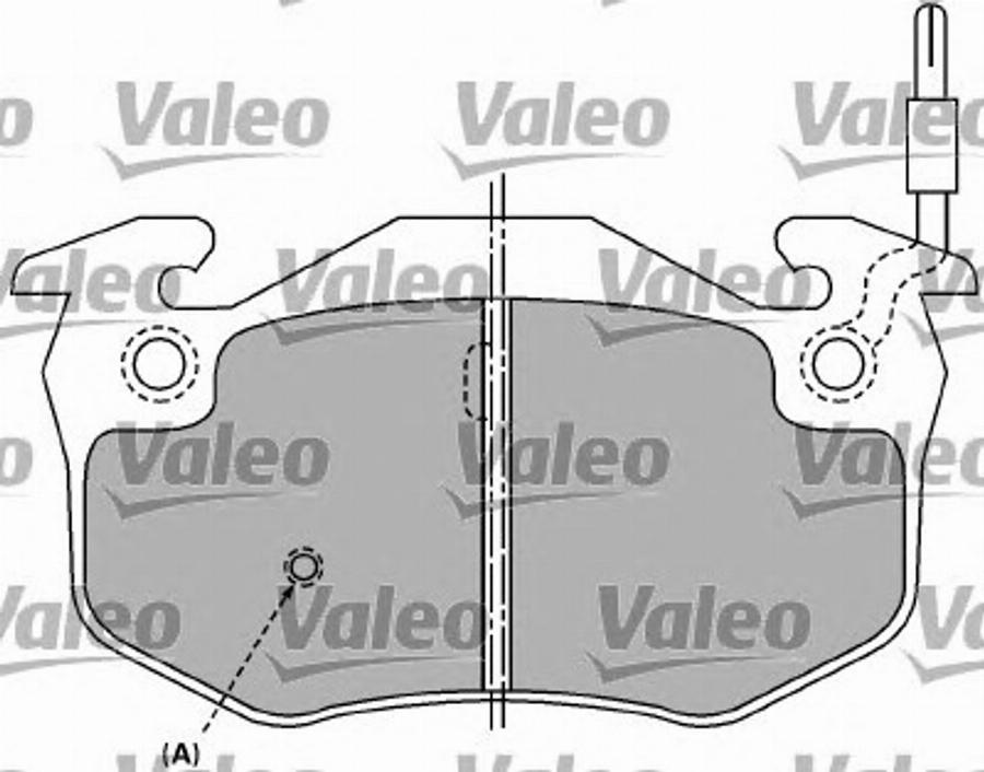 Valeo 597258 - Тормозные колодки, дисковые, комплект avtokuzovplus.com.ua