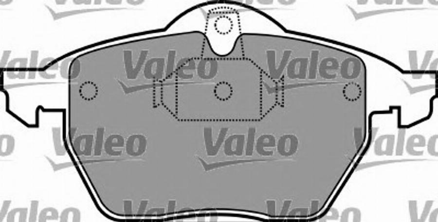 Valeo 597277 - Тормозные колодки, дисковые, комплект autodnr.net