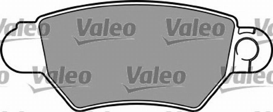 Valeo 597279 - Гальмівні колодки, дискові гальма autocars.com.ua
