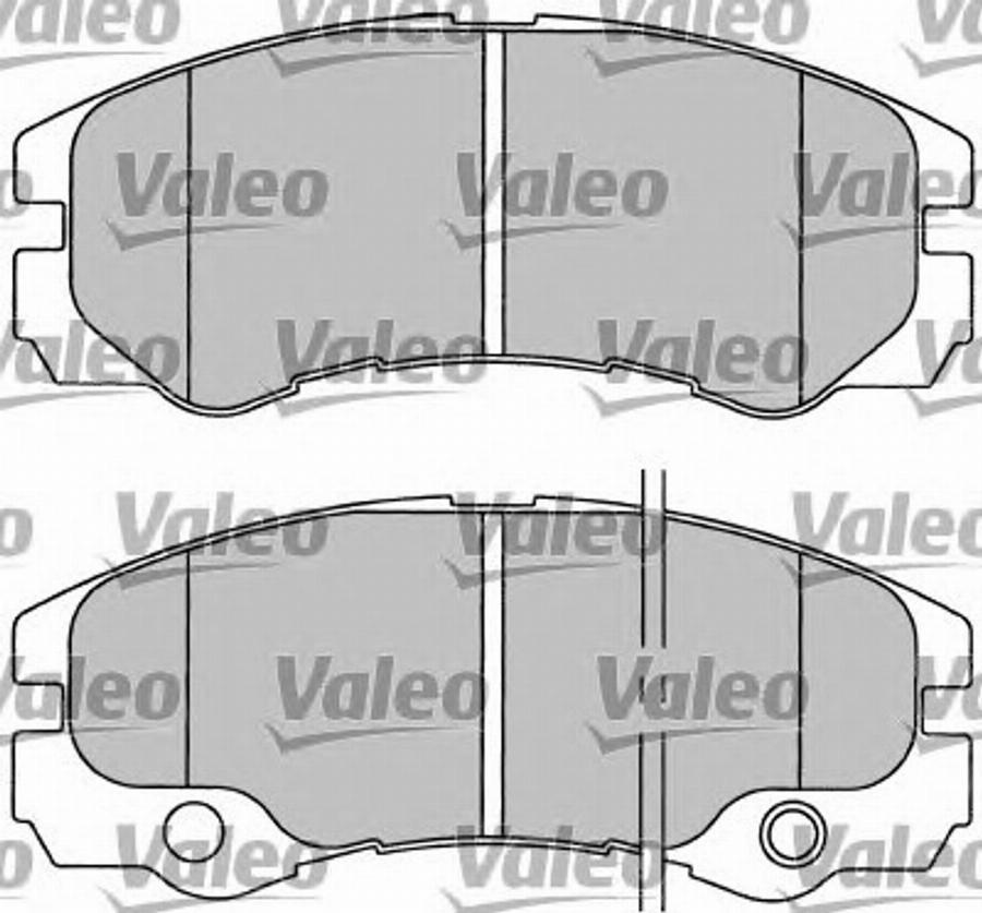 Valeo 597303 - Тормозные колодки, дисковые, комплект avtokuzovplus.com.ua