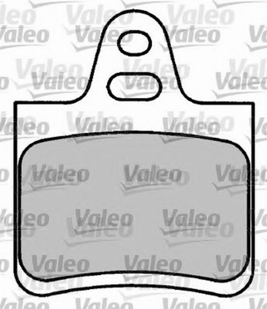 Valeo 597309 - Тормозные колодки, дисковые, комплект avtokuzovplus.com.ua