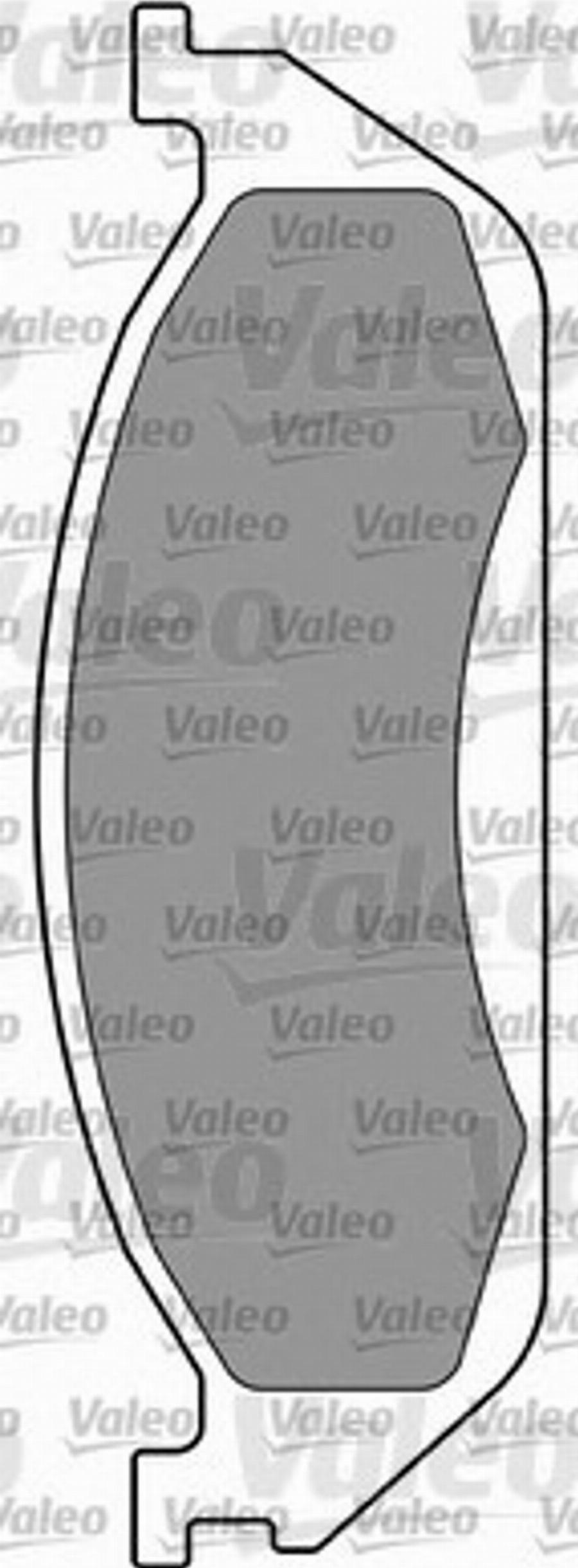 Valeo 597316 - Тормозные колодки, дисковые, комплект avtokuzovplus.com.ua