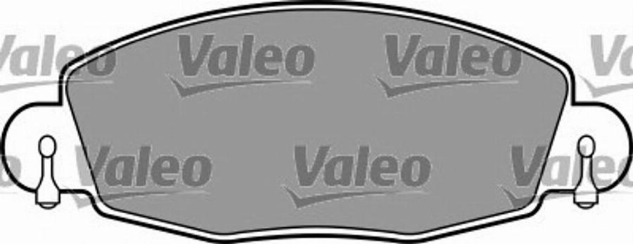 Valeo 597318 - Тормозные колодки, дисковые, комплект autodnr.net