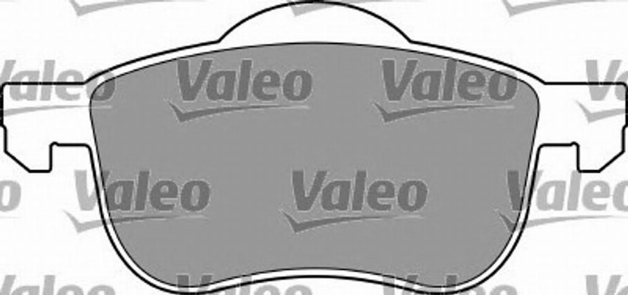 Valeo 597320 - Гальмівні колодки, дискові гальма autocars.com.ua