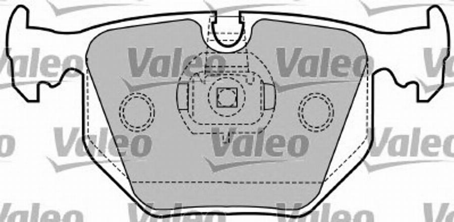 Valeo 597323 - Тормозные колодки, дисковые, комплект avtokuzovplus.com.ua