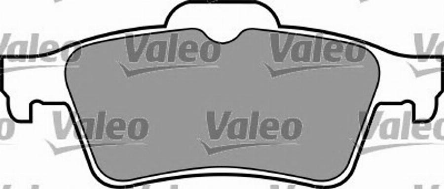 Valeo 597354 - Тормозные колодки, дисковые, комплект autodnr.net