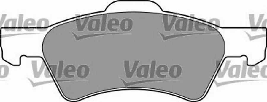 Valeo 597412 - Гальмівні колодки, дискові гальма autocars.com.ua