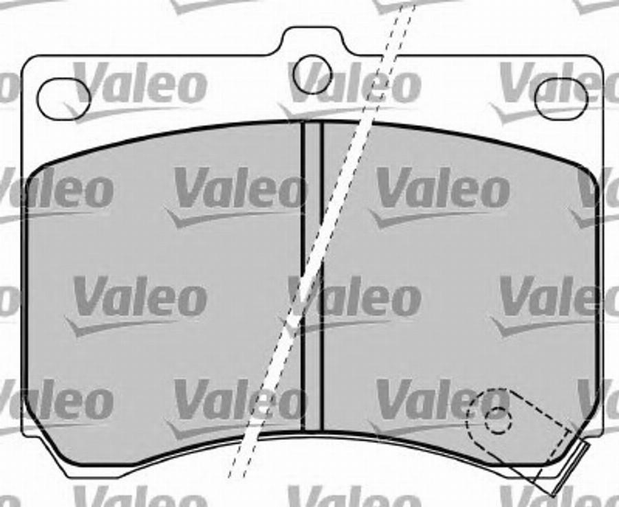 Valeo 597417 - Тормозные колодки, дисковые, комплект avtokuzovplus.com.ua