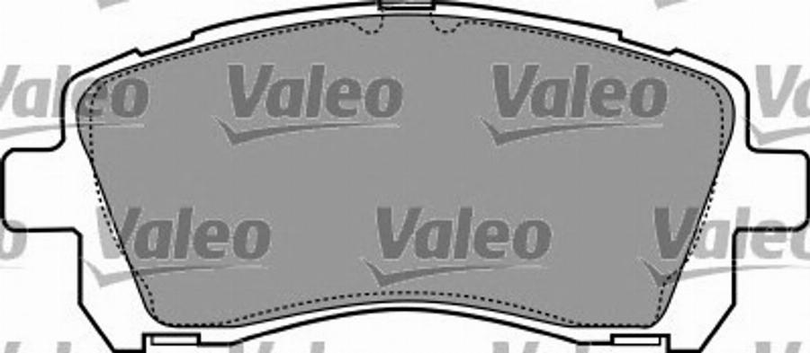 Valeo 597507 - Тормозные колодки, дисковые, комплект avtokuzovplus.com.ua