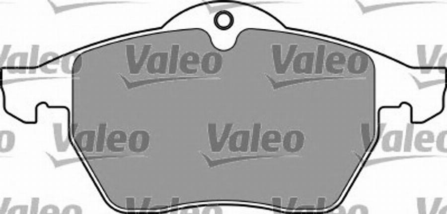 Valeo 597549 - Тормозные колодки, дисковые, комплект autodnr.net