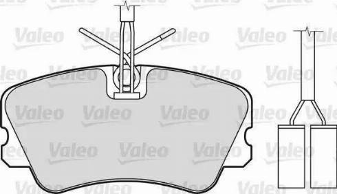 Valeo 540494 - Тормозные колодки, дисковые, комплект autodnr.net