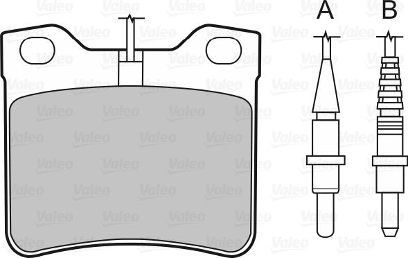 Valeo 598062 - Тормозные колодки, дисковые, комплект avtokuzovplus.com.ua