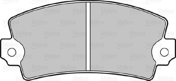 Valeo 598077 - Тормозные колодки, дисковые, комплект autodnr.net
