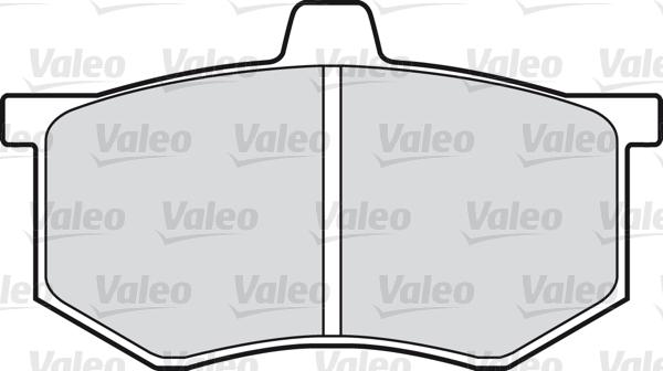Valeo 598089 - Гальмівні колодки, дискові гальма autocars.com.ua