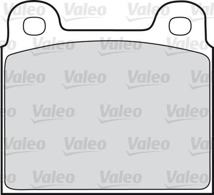 Valeo 598111 - Тормозные колодки, дисковые, комплект autodnr.net