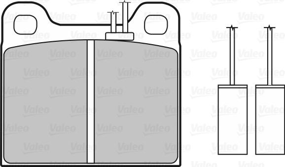 Valeo 598113 - Тормозные колодки, дисковые, комплект avtokuzovplus.com.ua