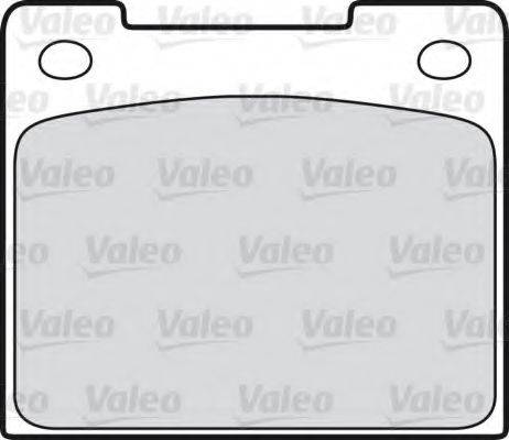 Valeo 598164 - Тормозные колодки, дисковые, комплект autodnr.net