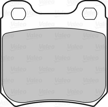 Valeo 598183 - Тормозные колодки, дисковые, комплект autodnr.net