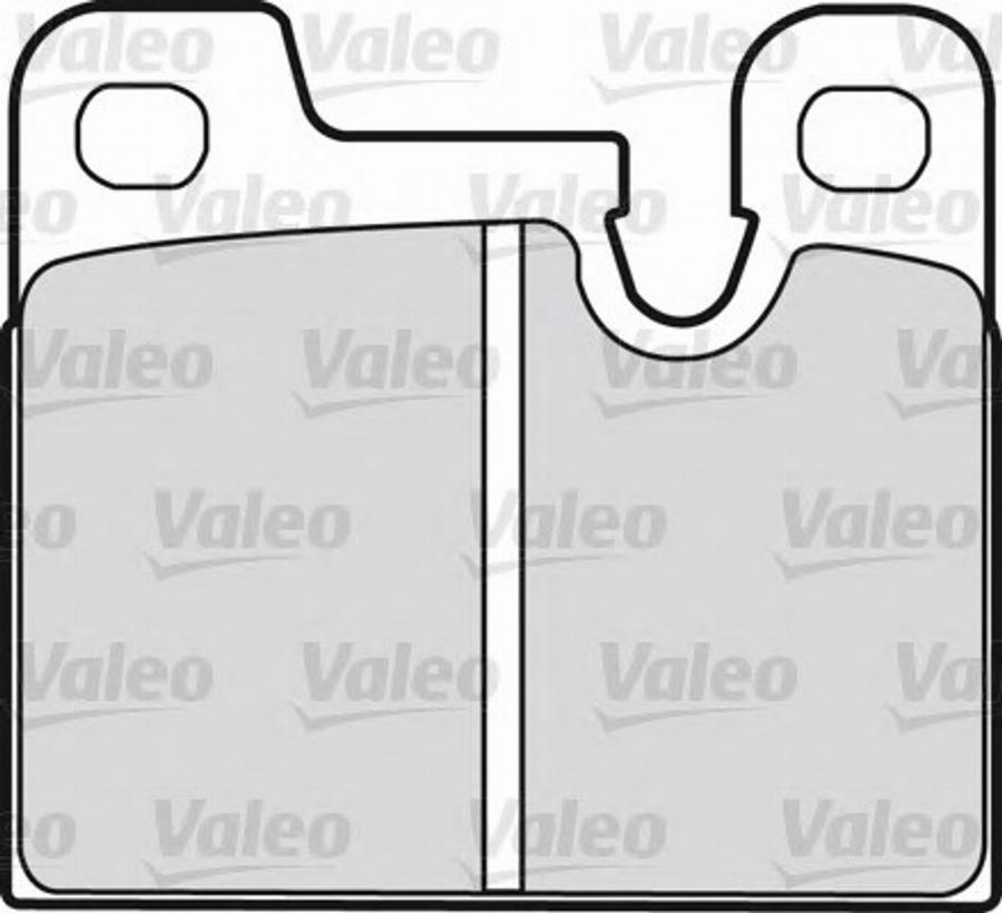 Valeo 598202 - Тормозные колодки, дисковые, комплект autodnr.net