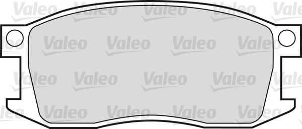 Valeo 598208 - Гальмівні колодки, дискові гальма autocars.com.ua