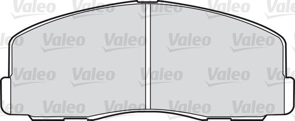 Valeo 598220 - Гальмівні колодки, дискові гальма autocars.com.ua