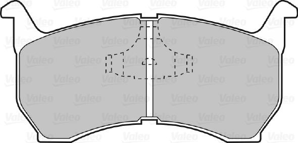 Valeo 598239 - Тормозные колодки, дисковые, комплект avtokuzovplus.com.ua