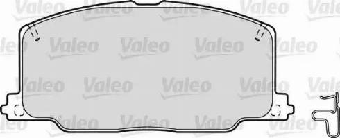 Valeo 598267 - Гальмівні колодки, дискові гальма autocars.com.ua