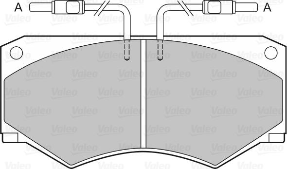 Valeo 598369 - Тормозные колодки, дисковые, комплект avtokuzovplus.com.ua