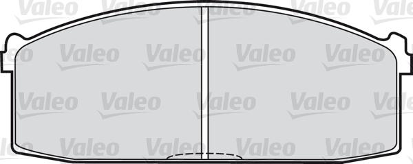 Valeo 598379 - Тормозные колодки, дисковые, комплект autodnr.net