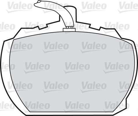 Valeo 598391 - Тормозные колодки, дисковые, комплект avtokuzovplus.com.ua