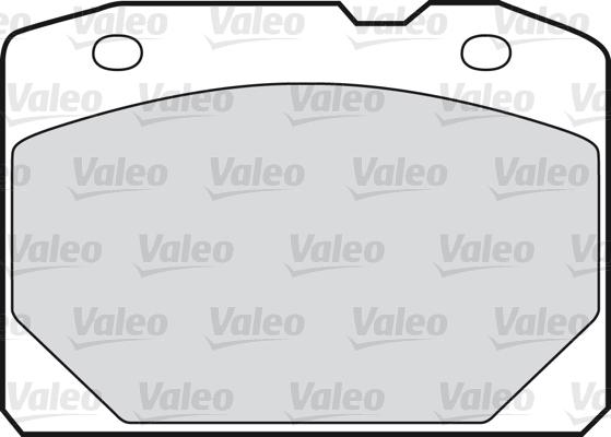 Valeo 598405 - Тормозные колодки, дисковые, комплект autodnr.net