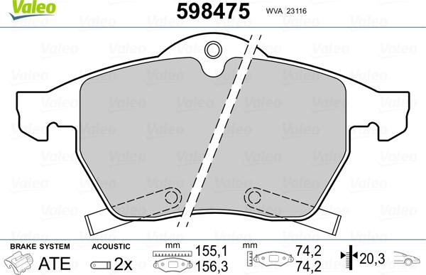 FTE 9001411 - Гальмівні колодки, дискові гальма autocars.com.ua