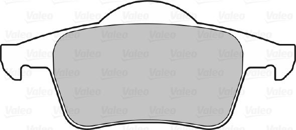 Valeo 598480 - Тормозные колодки, дисковые, комплект autodnr.net