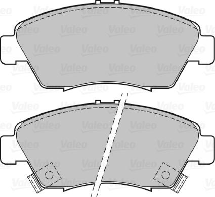 Valeo 598494 - Тормозные колодки, дисковые, комплект avtokuzovplus.com.ua