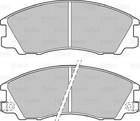 Valeo 598506 - Тормозные колодки, дисковые, комплект avtokuzovplus.com.ua