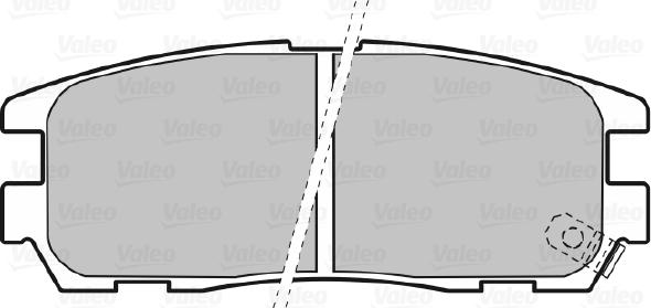 Valeo 598507 - Тормозные колодки, дисковые, комплект avtokuzovplus.com.ua