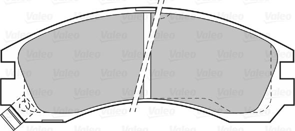 Valeo 598517 - Тормозные колодки, дисковые, комплект autodnr.net