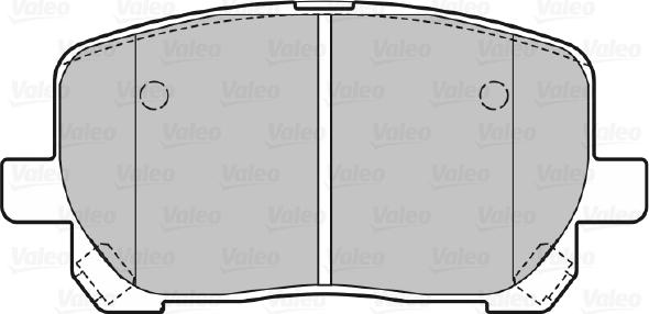 Valeo 598541 - Тормозные колодки, дисковые, комплект autodnr.net