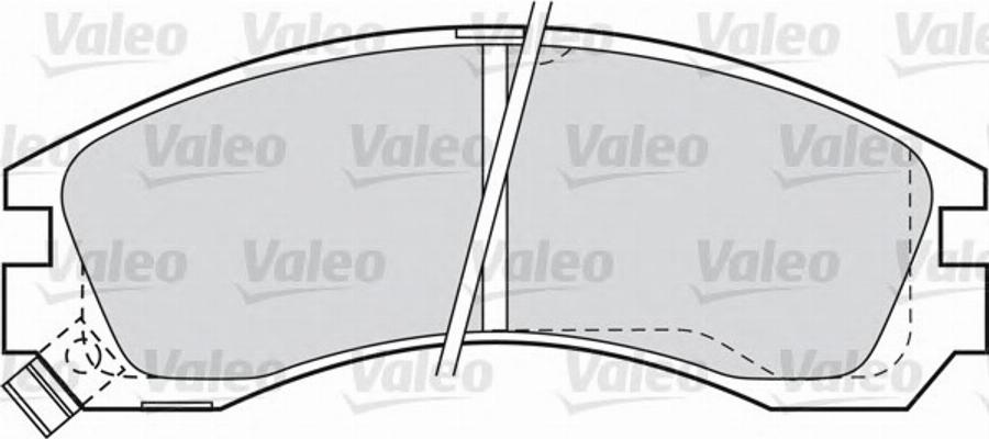 Valeo 598552 - Тормозные колодки, дисковые, комплект autodnr.net