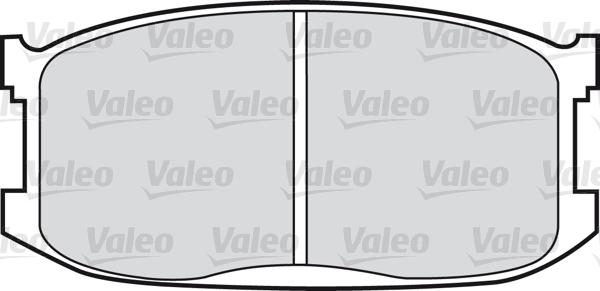 Valeo 598612 - Тормозные колодки, дисковые, комплект autodnr.net
