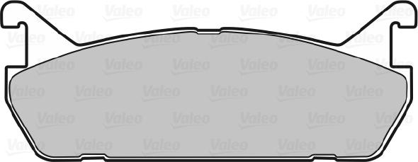 Valeo 598624 - Гальмівні колодки, дискові гальма autocars.com.ua