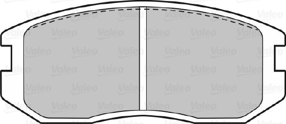 Valeo 598626 - Гальмівні колодки, дискові гальма autocars.com.ua