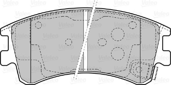 Valeo 598648 - Тормозные колодки, дисковые, комплект autodnr.net