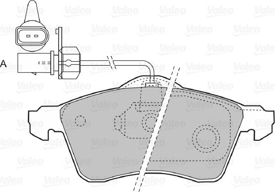 Valeo 598676 - Тормозные колодки, дисковые, комплект avtokuzovplus.com.ua