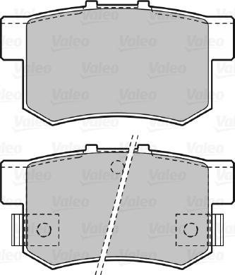 Valeo 670682 - Тормозные колодки, дисковые, комплект autodnr.net