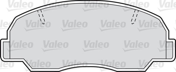 Valeo 598685 - Гальмівні колодки, дискові гальма autocars.com.ua