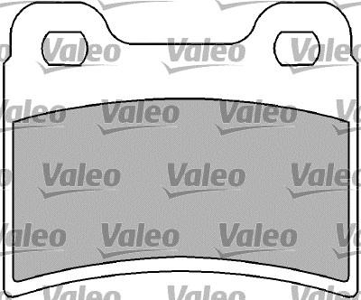 Valeo 598692 - Тормозные колодки, дисковые, комплект avtokuzovplus.com.ua