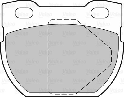 Valeo 598762 - Гальмівні колодки, дискові гальма autocars.com.ua