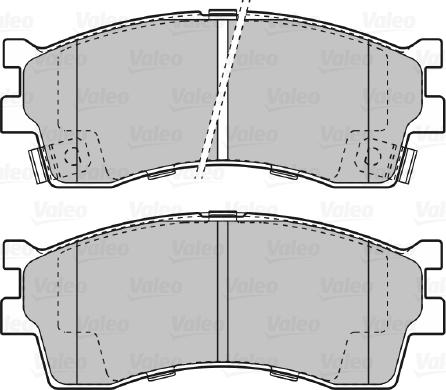 Valeo 598910 - Тормозные колодки, дисковые, комплект avtokuzovplus.com.ua