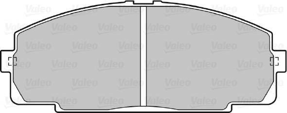 Valeo 598947 - Тормозные колодки, дисковые, комплект avtokuzovplus.com.ua